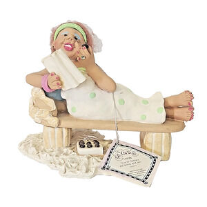 2000 Nancye Williams "OH You Doll" Louise Figurine Give Me Chocolate #NW6518